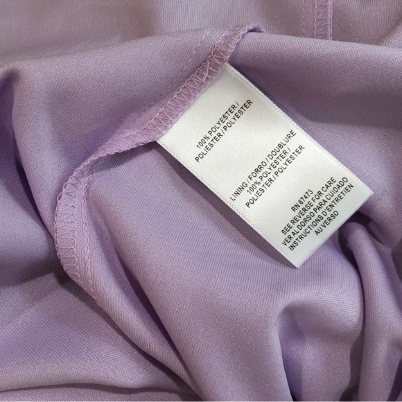 TAYLOR mini dress size 8 Womens Chiffon Floral Purple Ruffle Hem Fit&flare - Picture 5 of 6